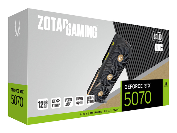 Zotac RTX 5070 Solid OC 12GB GDDR7 HDMI 3xDP