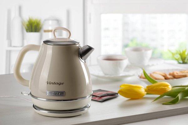 Ariete Vintage - electric kettle, Beige, 1L