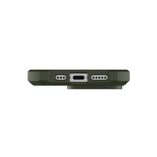 UAG Essential Armor MagSafe, iPhone 15 Pro -suojakuori, Olive Drab