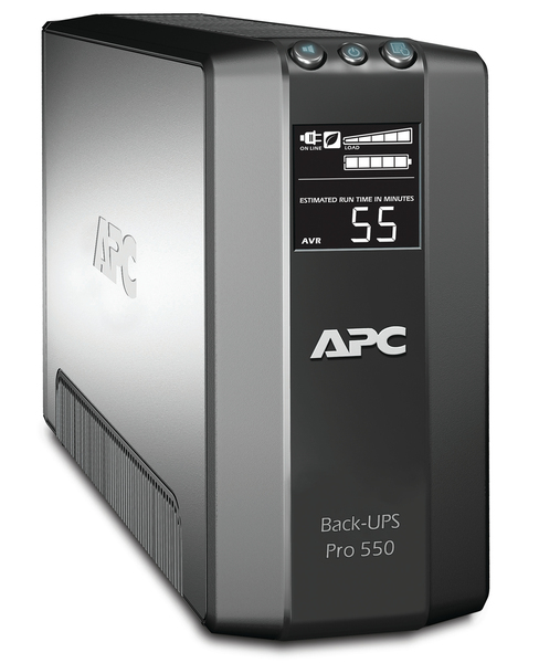 APC Back-UPS Pro LCD 550 Master Control.  Teho 330 W / 550 VA, 230V. Varak&auml;yntiaika max kuormalla 3 min. L&auml;hd&ouml;t: 3 x IEC C13 akkuvarmettua ja 3x IEC C13 ylij&auml;nn