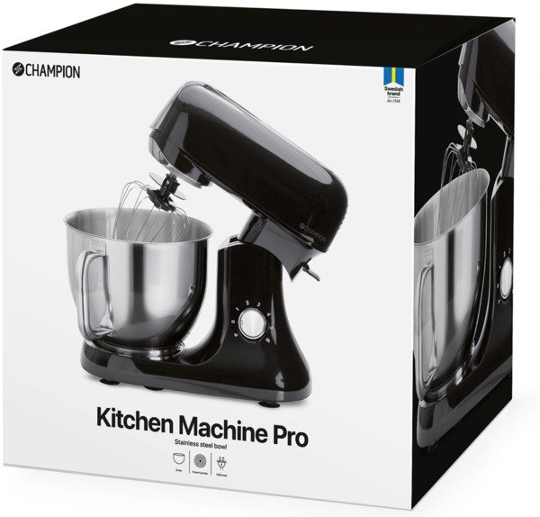 Champion KA300 Stand Mixer 5 L 1000 W Matte Black