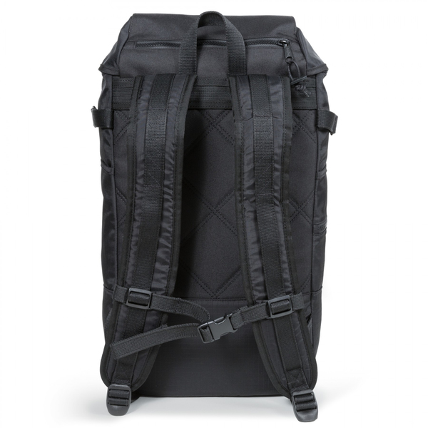 Eastpak Burst Merge ryggs&auml;ck, laptopfack, metallram, vadderad, svart