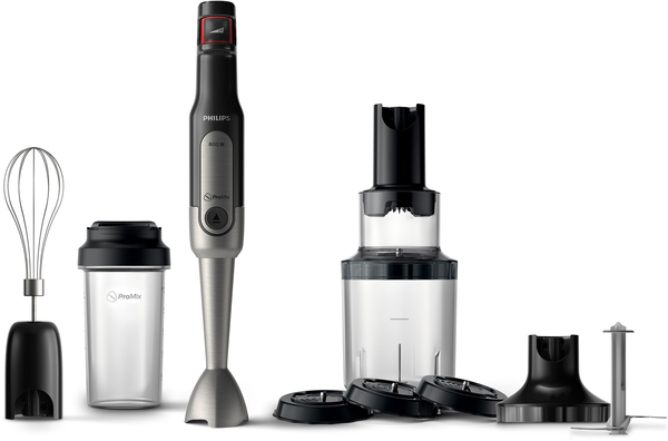 Philips Viva Collection ProMix HR2657 -sauvasekoitin, musta/ruostumaton ter&auml;s