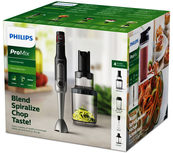 Philips Viva Collection ProMix HR2657 -sauvasekoitin, musta/ruostumaton ter&auml;s