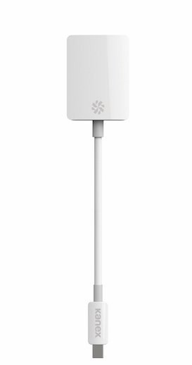 Kanex Mini DisplayPort to VGA Adapter, White