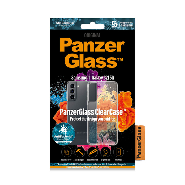 PanzerGlass ClearCase, Galaxy S21 -suojakuori, L&auml;pin&auml;kyv&auml;