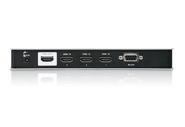 ATEN HDMI-switch, 4st enheter till 1st sk&auml;rm, 1080i/1080p/1920x1200