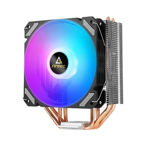 Antec A400i, 120 mm RGB CPU Cooler, Black
