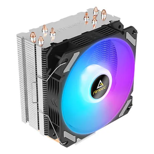 Antec A400i, 120 mm RGB CPU Cooler, Black