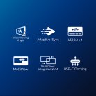 Philips 34" B-Line 346B1C, UWQHD, USB-C, VA -kaareva näyttö