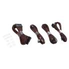 Phanteks Extension Cable Combo Pack_24P/8P/8V/8V. 500mm Length. S Black/Red