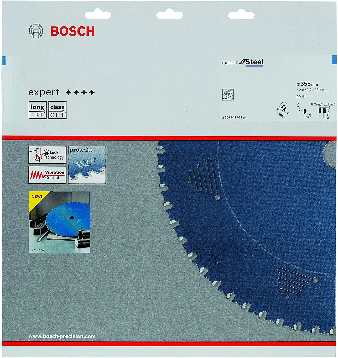 Bosch Circular Saw Blade Expert for Steel 355