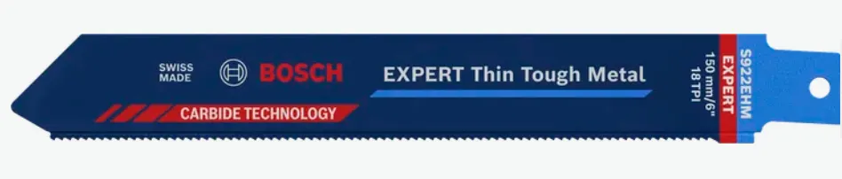 Bosch Expert Thin Tough Metal S 922 EHM Savklinge Vekselsav
