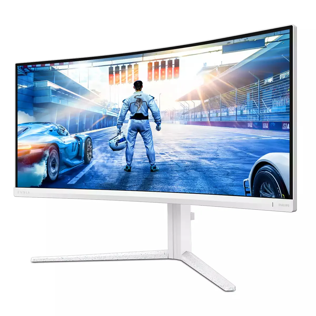 PHILIPS 34M2C5601QA 34" UW-QHD, Fast VA -kaareva pelin&auml;ytt&ouml;, USB-C hub, 200 Hz