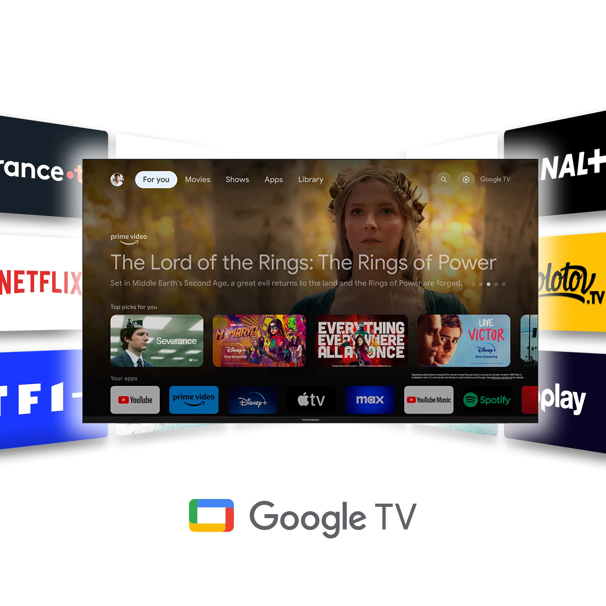 Thomson 50&quot; QLED UHD 60Hz Google Smart -televisio