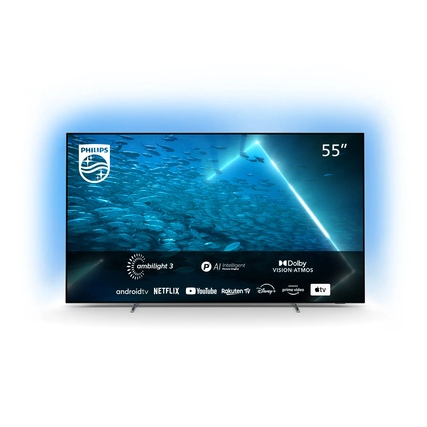 Philips 55OLED707/12 - OLED-TV - SmartTV - Android 4 HDMI, silver
