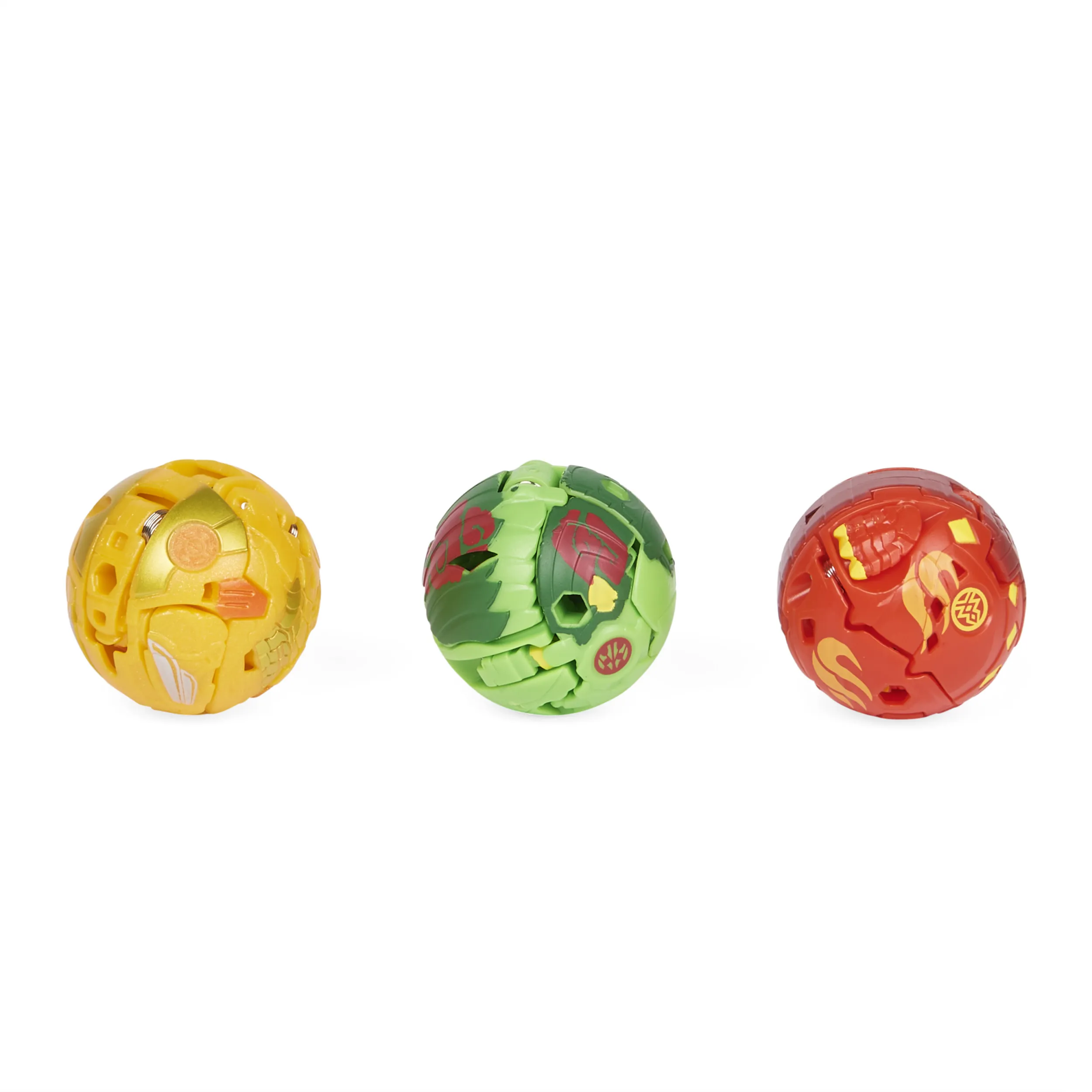 Spin Master Bakugan Evolutions Starter Pack of 3 Bakugan Skill Game (Ultra Pyrus Serpillious, Basic Ventus Hydorous, Basic Aurelus Pegatrix)