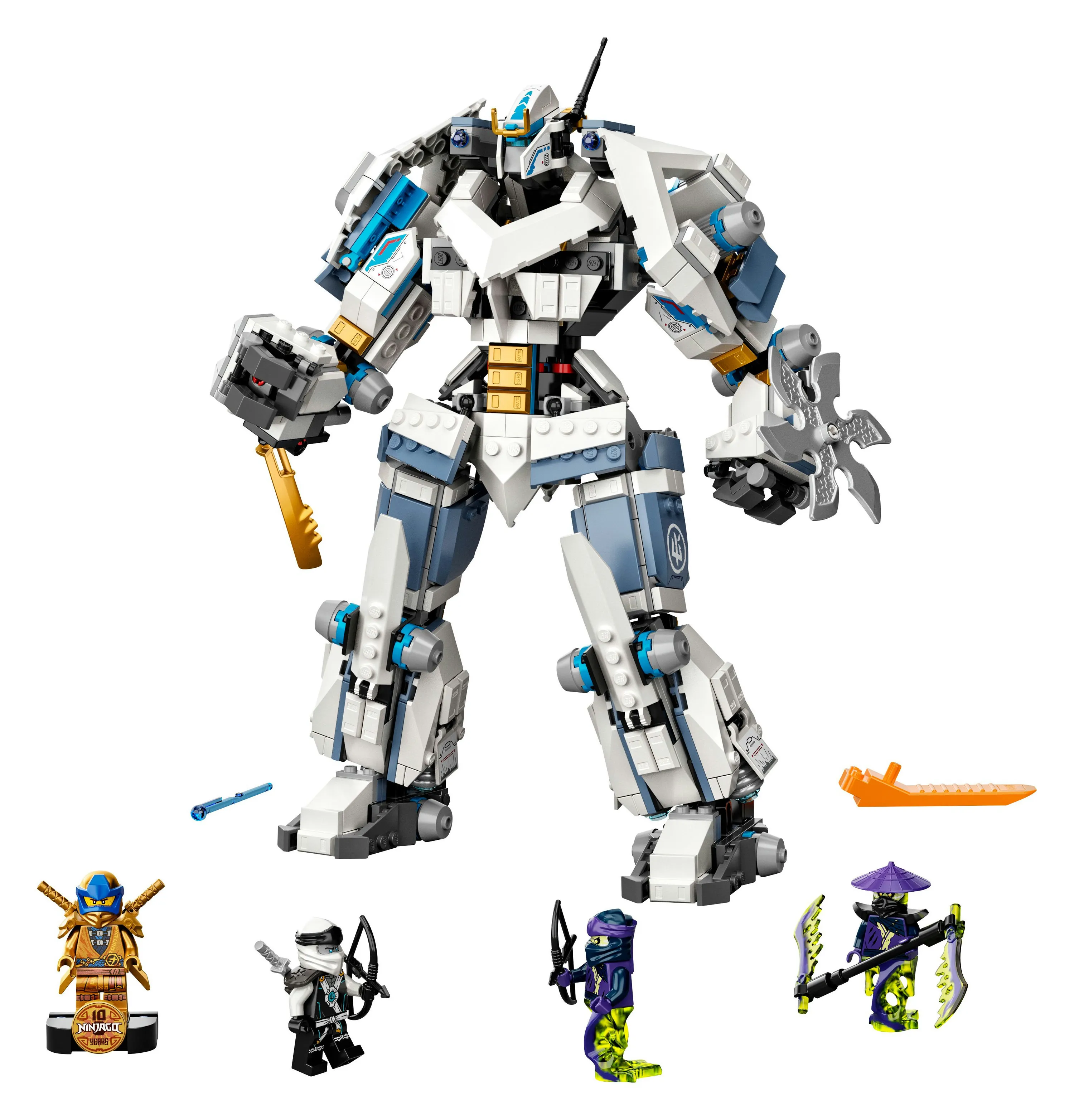 Lego Ninjago Zane's Titan Mech Battle 71738