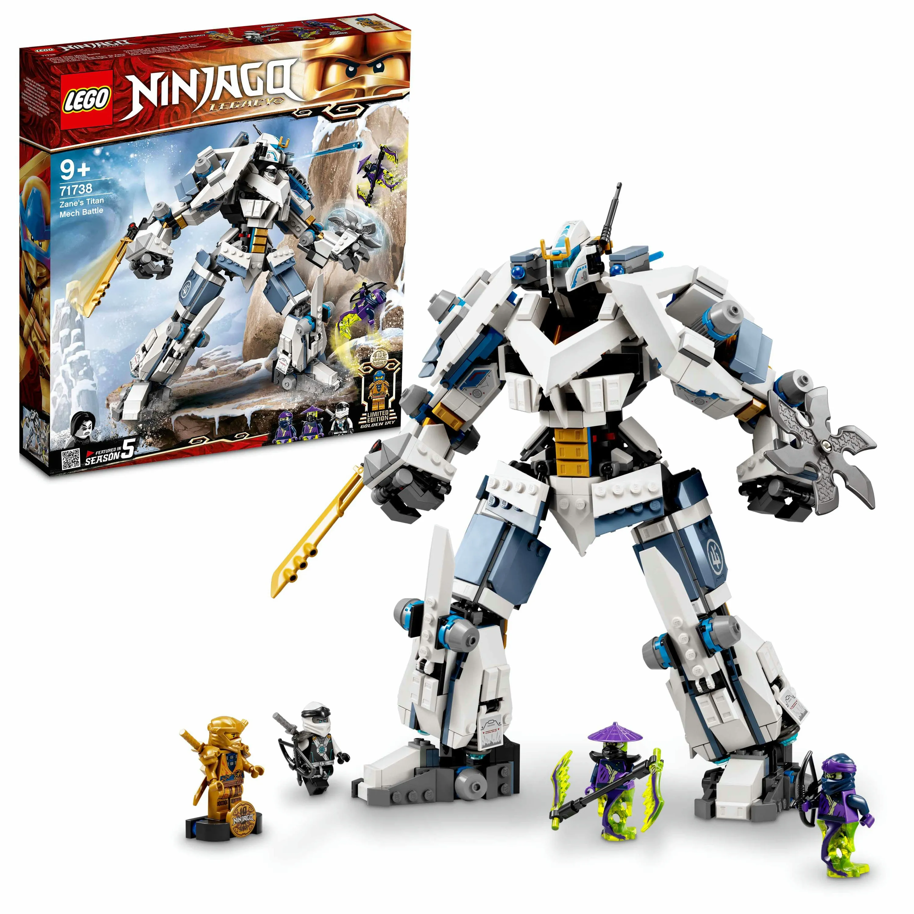 Lego Ninjago Zane's Titan Mech Battle 71738