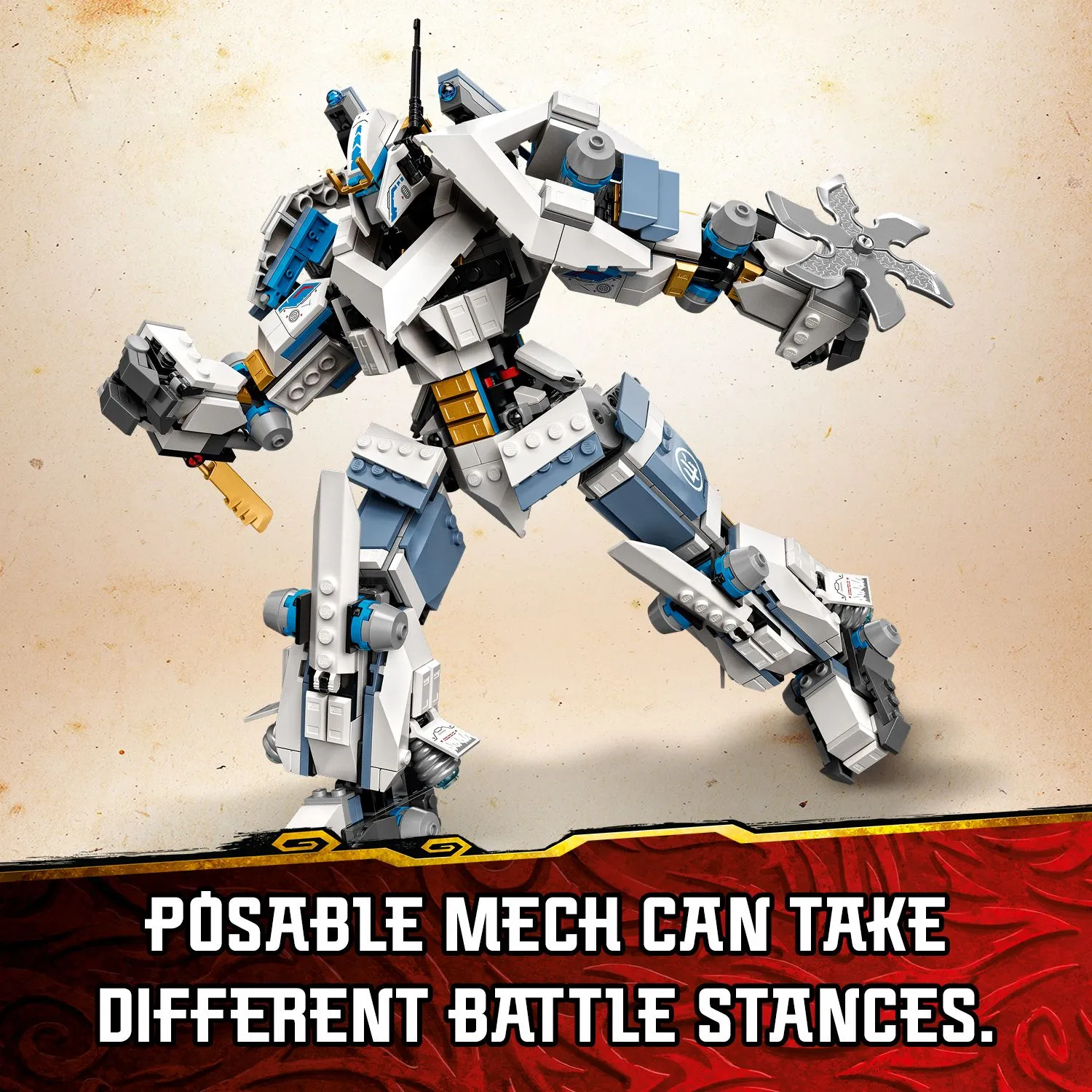 Lego Ninjago Zane's Titan Mech Battle 71738