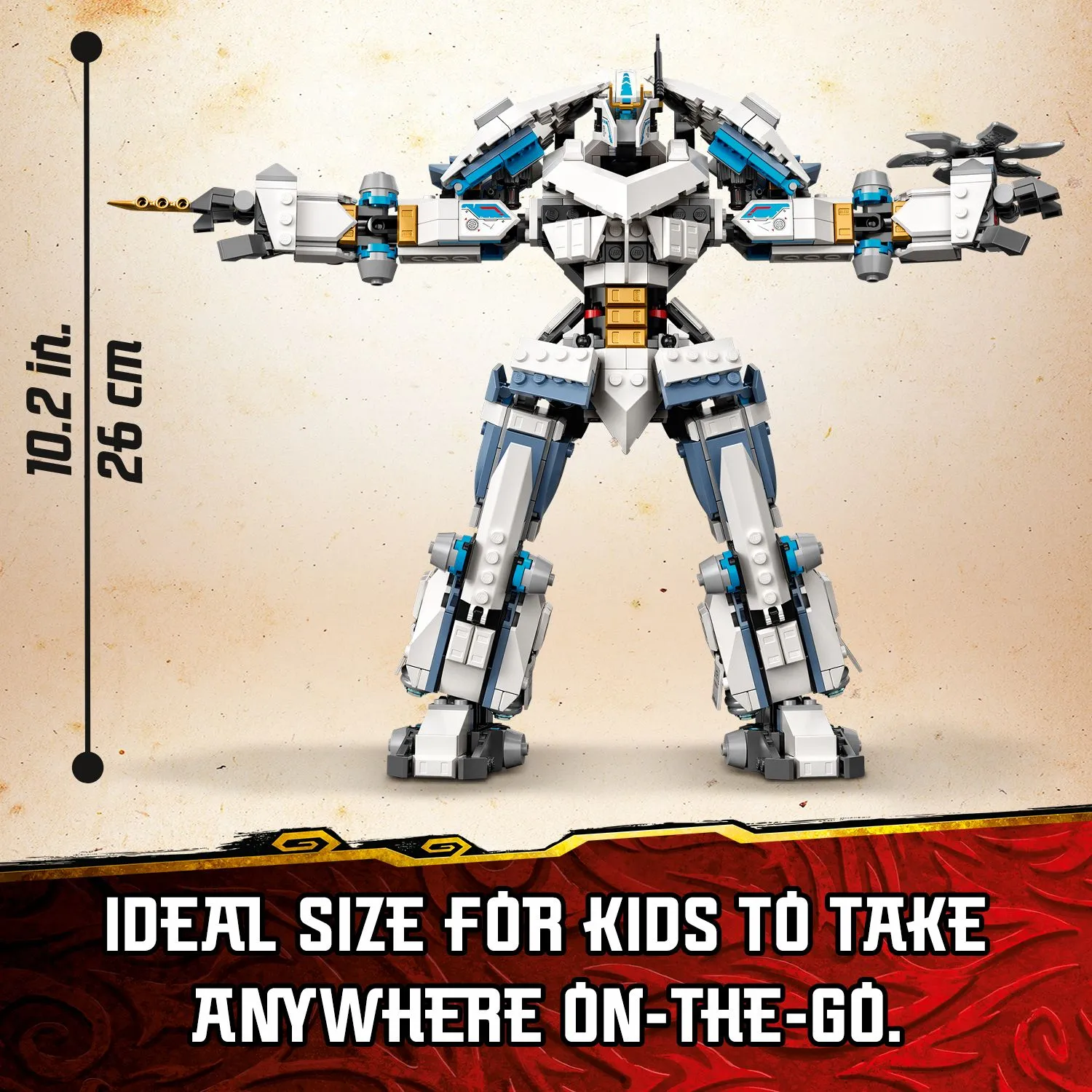 Lego Ninjago Zane's Titan Mech Battle 71738