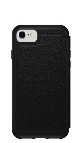 OtterBox Strada, iPhone 7/8/SE - Wallet Case, Black