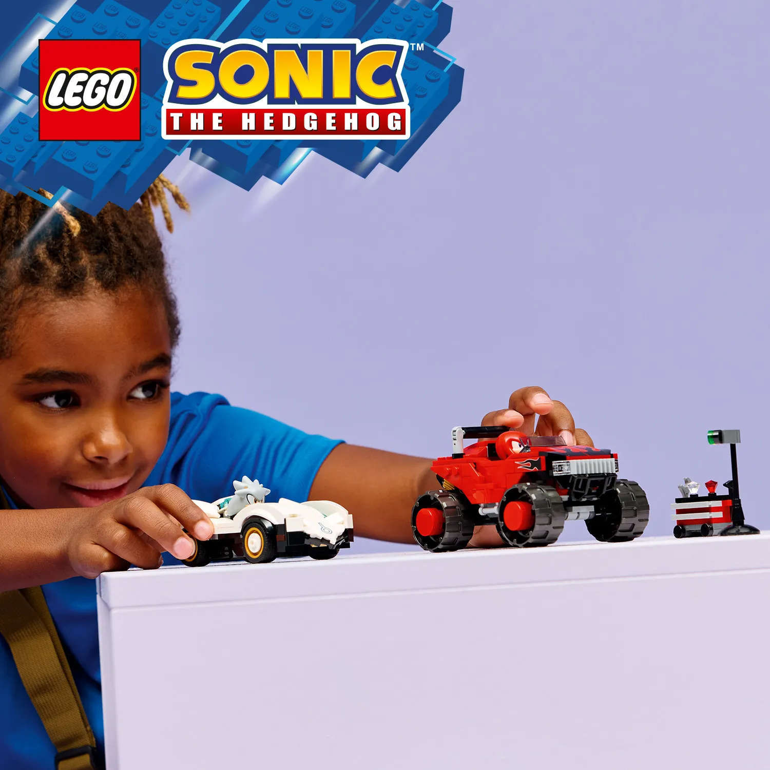 LEGO Sonic the Hedgehog Silverin auto vastaan Knucklesin monsteriauto 77118