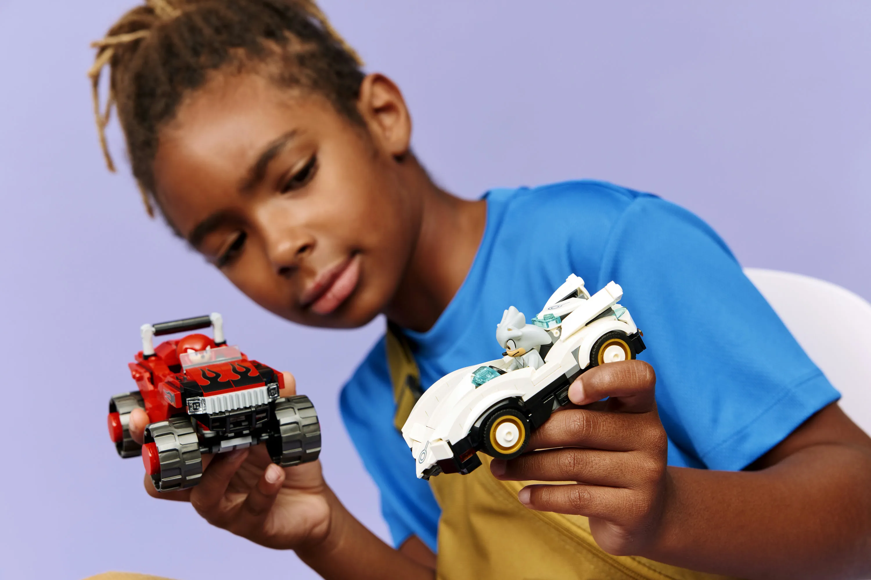 LEGO Sonic the Hedgehog Silverin auto vastaan Knucklesin monsteriauto 77118