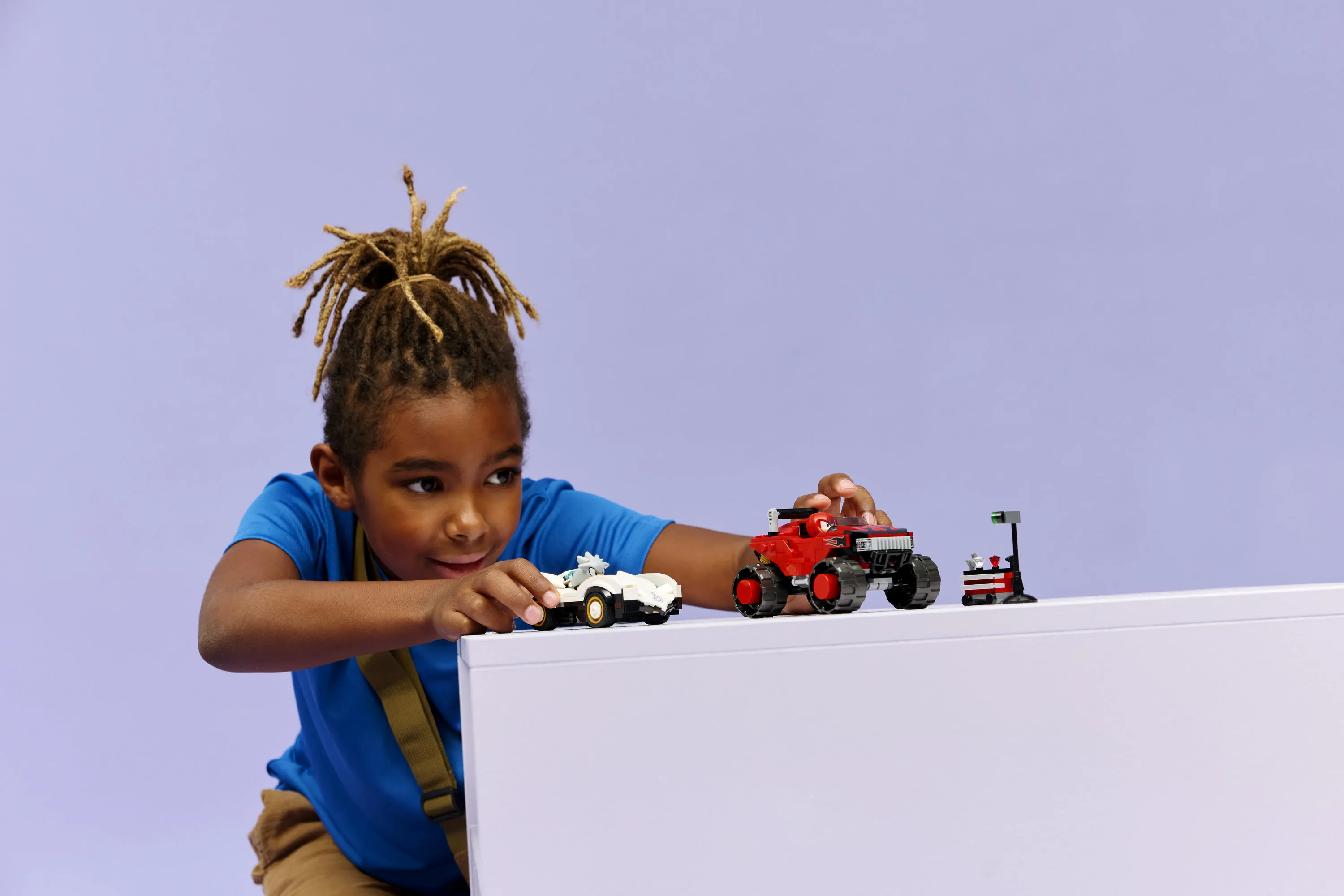 LEGO Sonic the Hedgehog Silverin auto vastaan Knucklesin monsteriauto 77118
