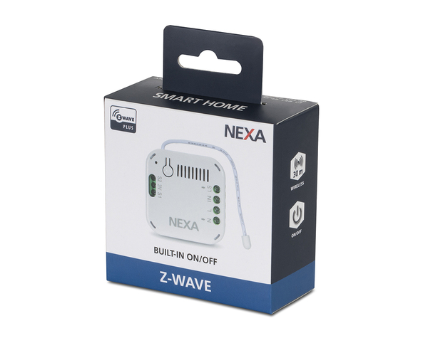 Uppoasennettava vastaanotin, on/off, Z-wave
