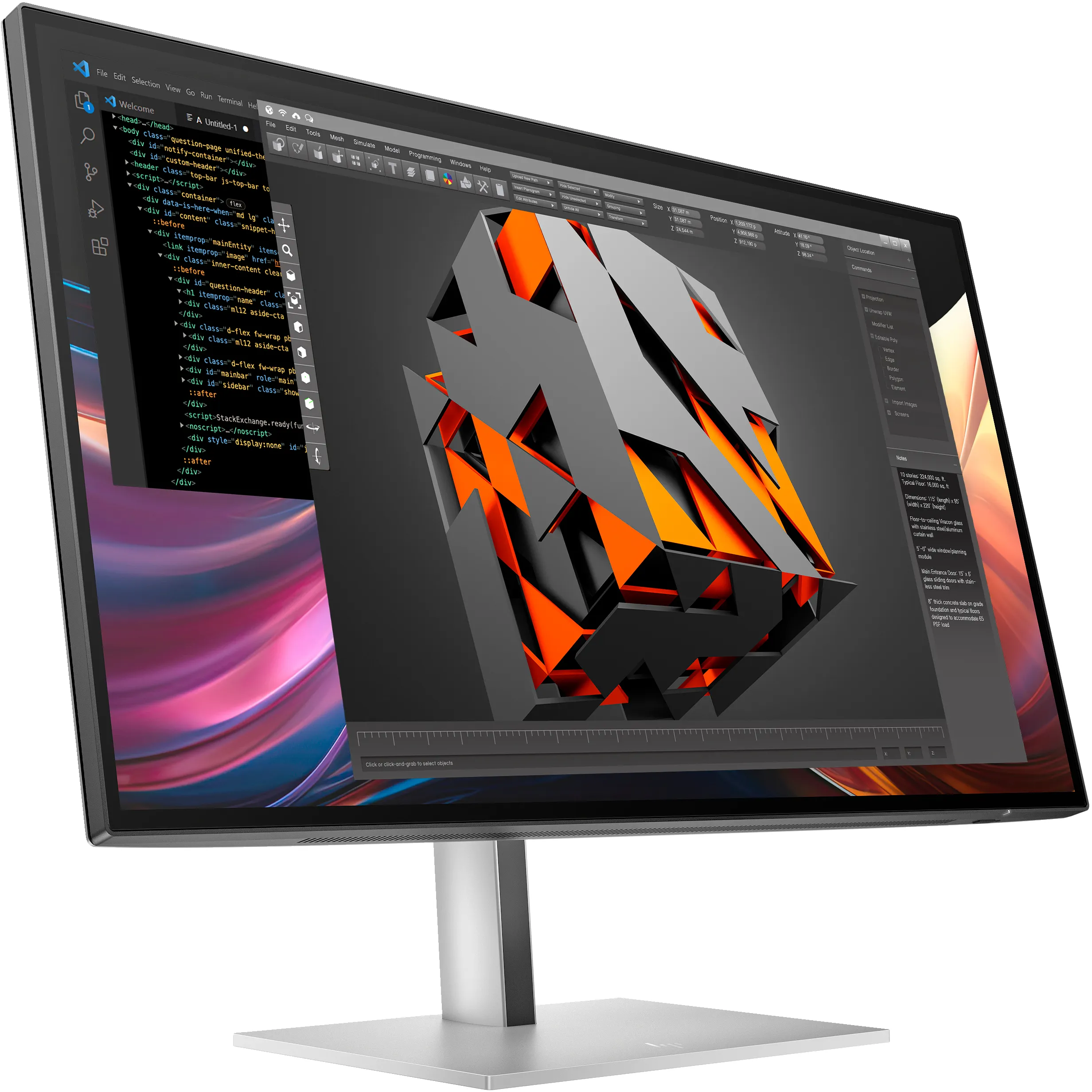 HP 727pq Series 7 Pro Monitor 27inch IPS QHD 2560x1440 120Hz 16:9 HDMI DP Black (EU)