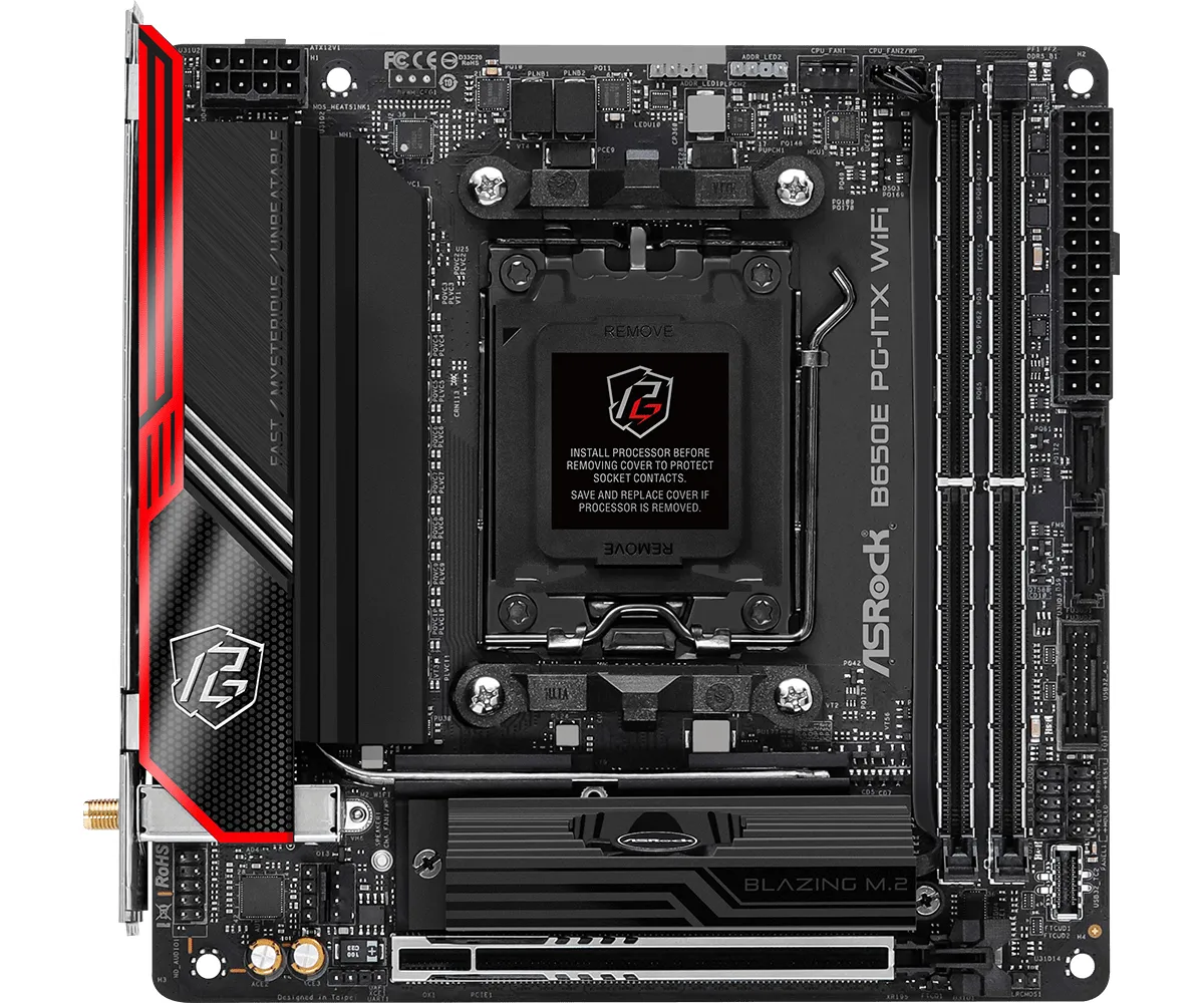 ASRock B650E PG-ITX WiFi Mini-ITX - moderkort
