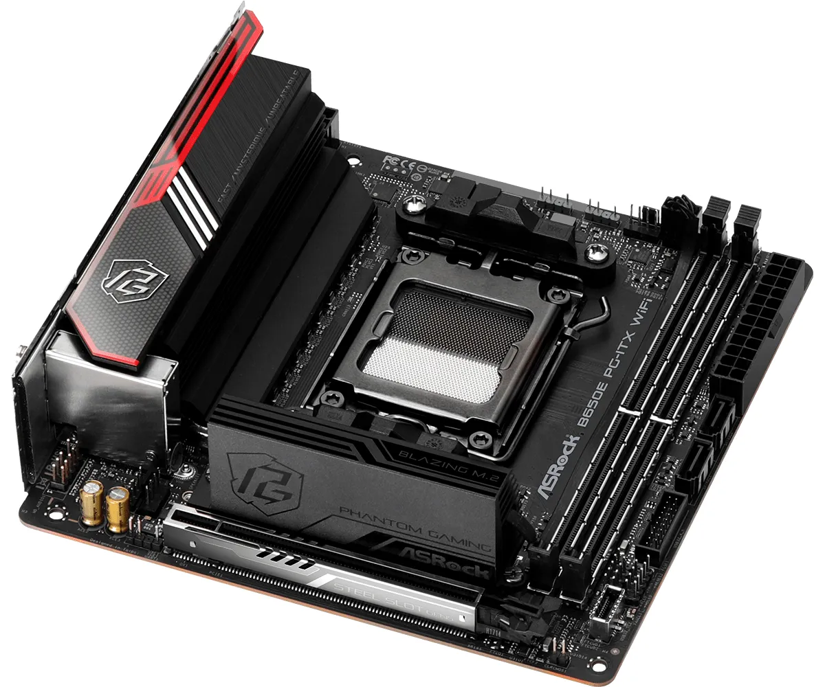 ASRock B650E PG-ITX WiFi Mini-ITX - moderkort