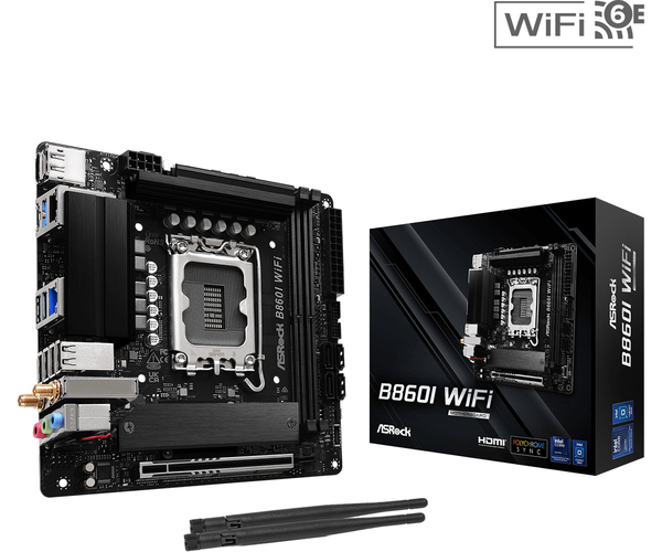 ASRock B860I WiFi 6E LGA 1851 Mini-ITX DDR5 -emolevy