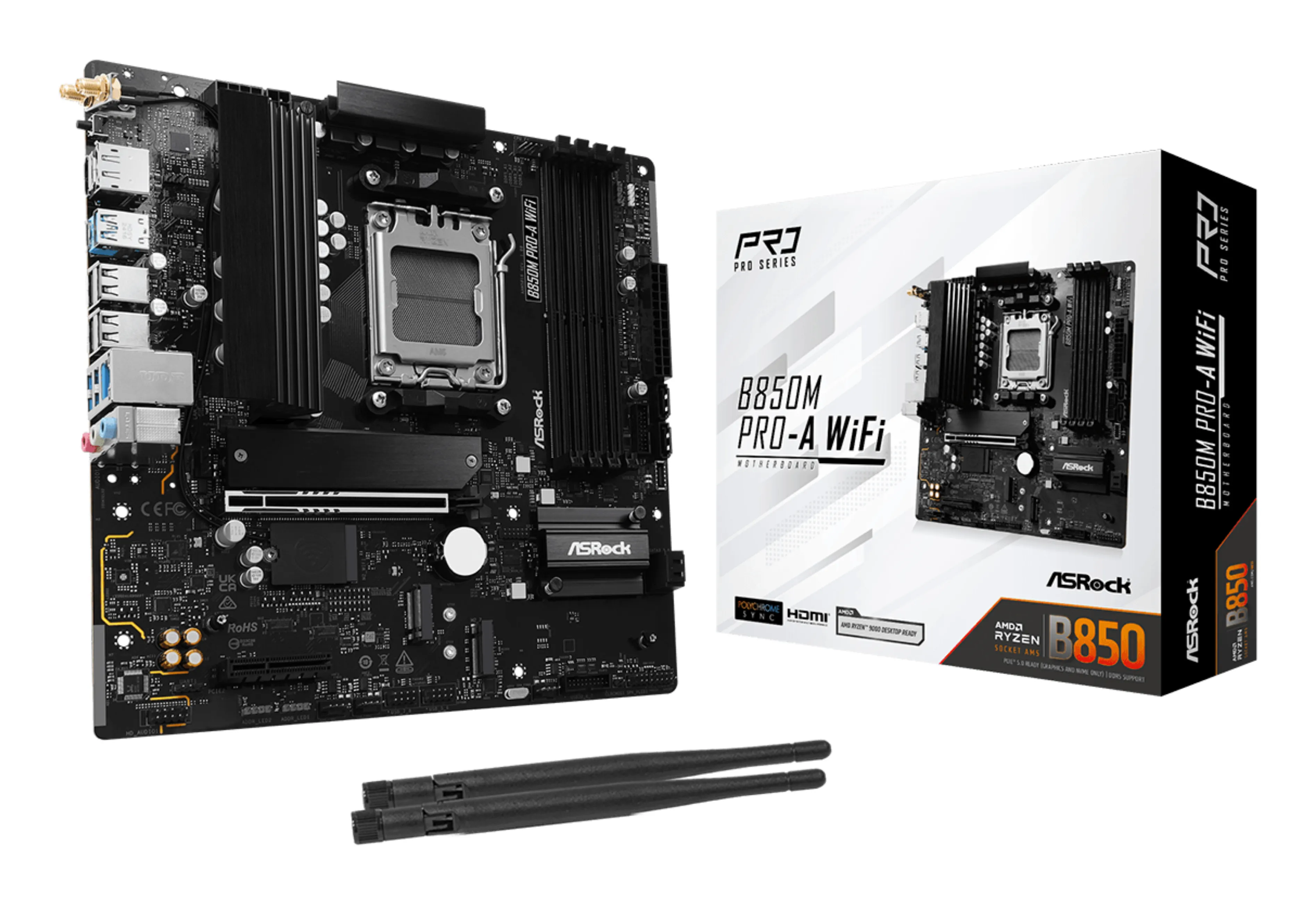 ASROCK B850M Pro-A WiFi AM5 DDR5 mATX - motherboard