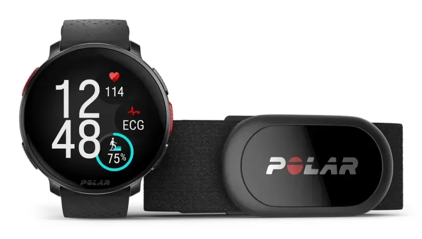 Polar Vantage V3 -sport watch, Night Black + Polar H10 -heart rate belt