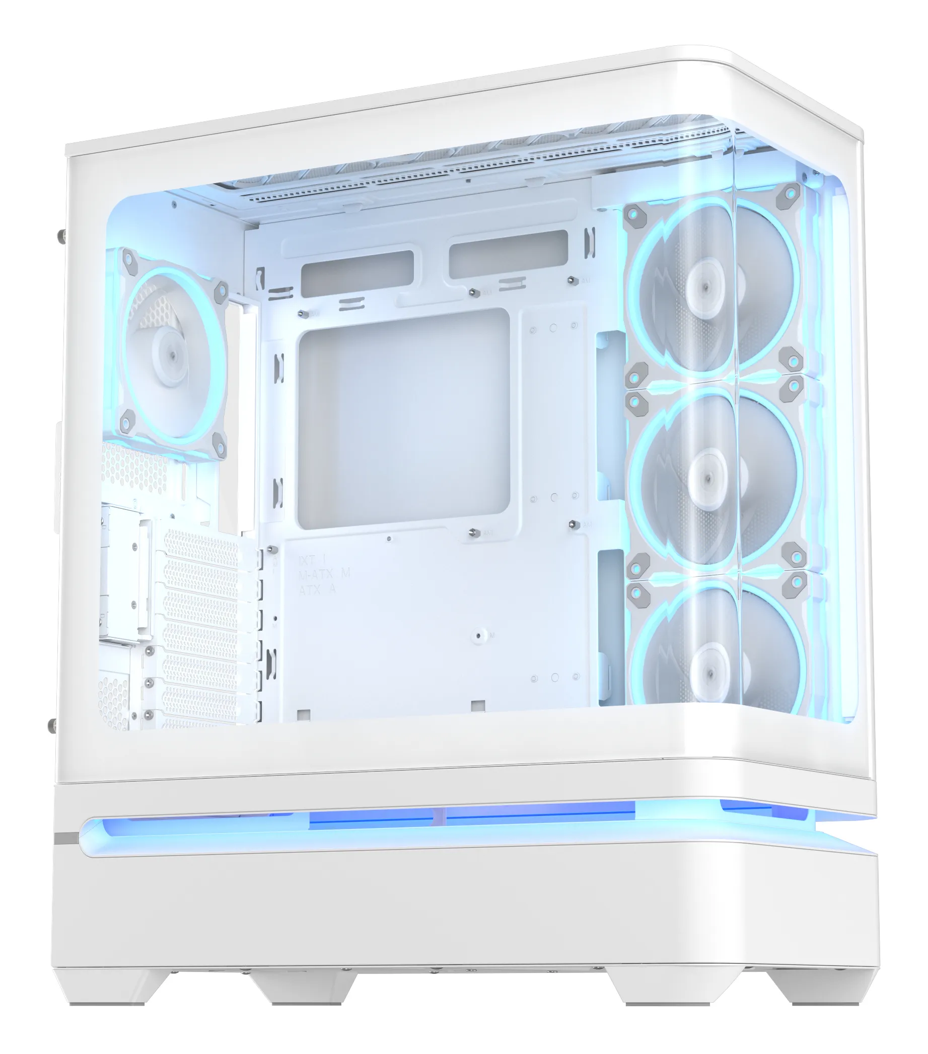 ASUS Prime AP304 ARGB -miditornikotelo ikkunalla, valkoinen