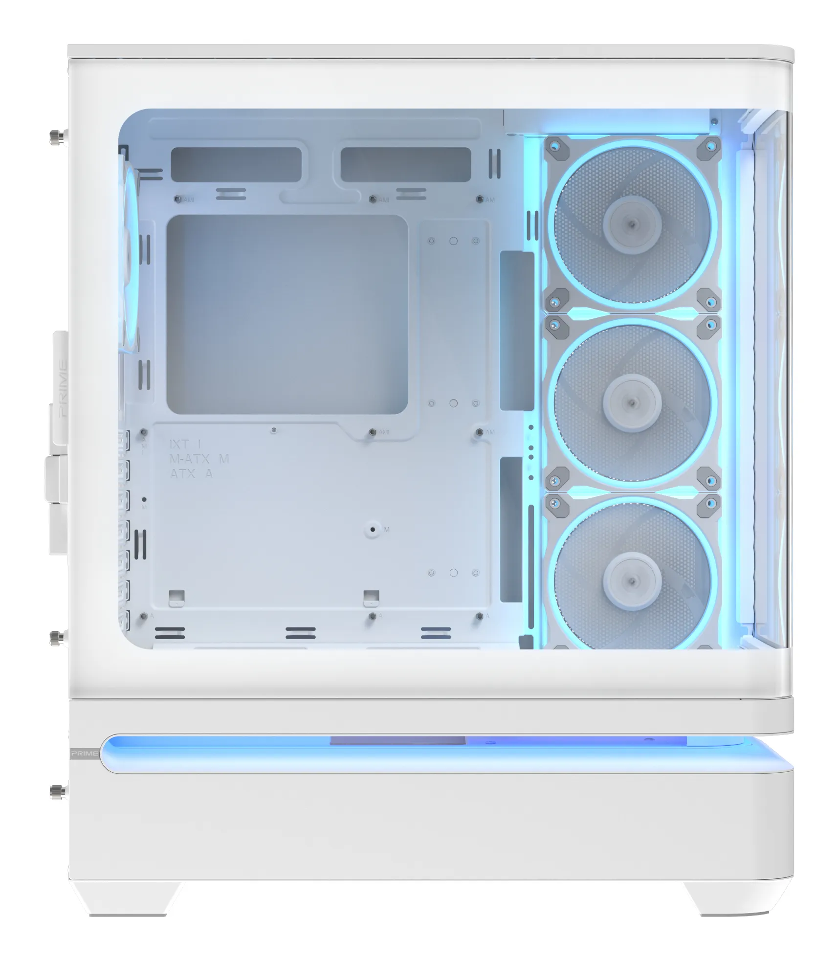ASUS Prime AP304 ARGB -miditornikotelo ikkunalla, valkoinen
