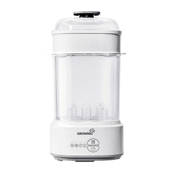 GROWNSY 916 Baby Bottle Sterilizer with Dryer, Gray