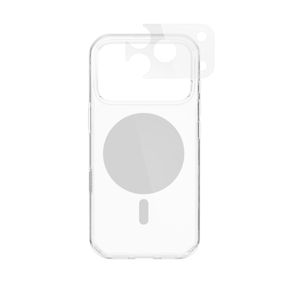 Epico Dot Mag+ Case | iPhone 17 Pro/18 Pro | Qi2  &  MagSafe Compatible | Grey | Crossbody Ready  &  Camera Island Protector