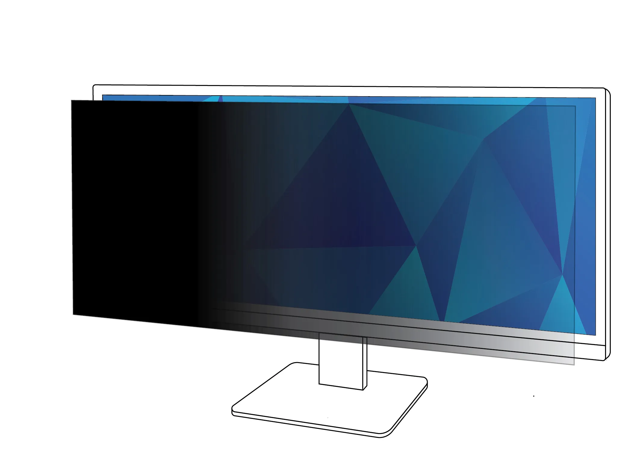 3M Privacy Filter for (34") Widescreen Monitor (21:9)