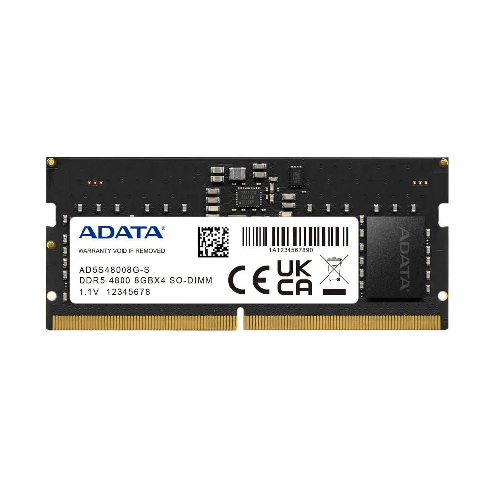 ADATA DDR5 8GB SO-DIMM 4800MHz single tray