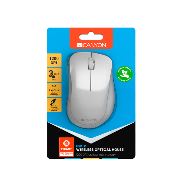 Mouse Right-Hand Rf Wireless Optical 1200 Dpi