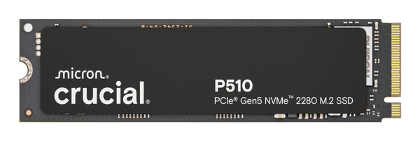 Crucial® P510 1TB PCIe Gen5 NVMe 2280 M.2 SSD NVMe M.2