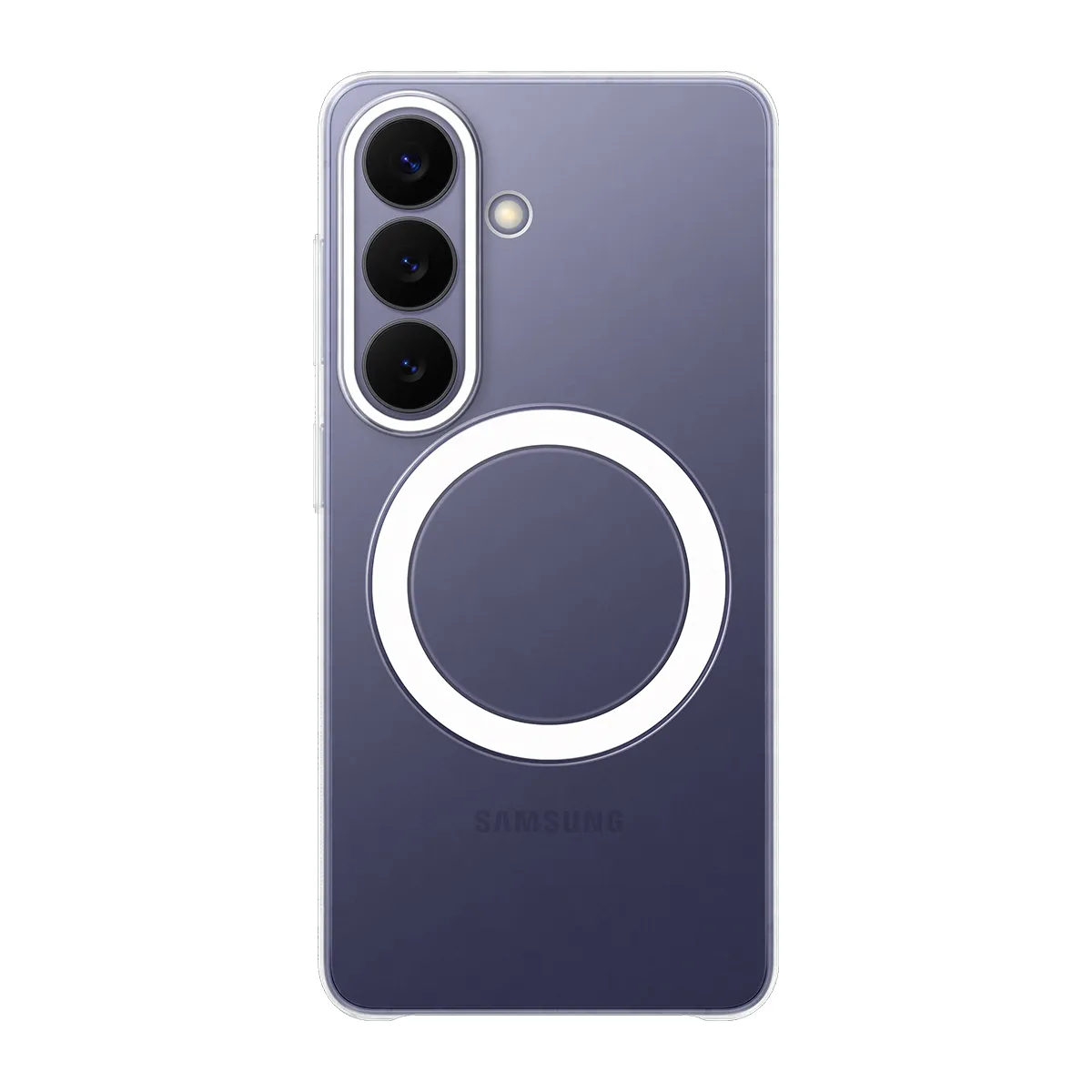 Samsung Galaxy S26 Clear Magnet Case -suojakuori, L&auml;pin&auml;kyv&auml;