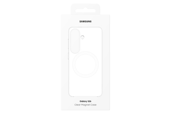 Samsung Galaxy S26 Clear Magnet Case - fodral, Transparent