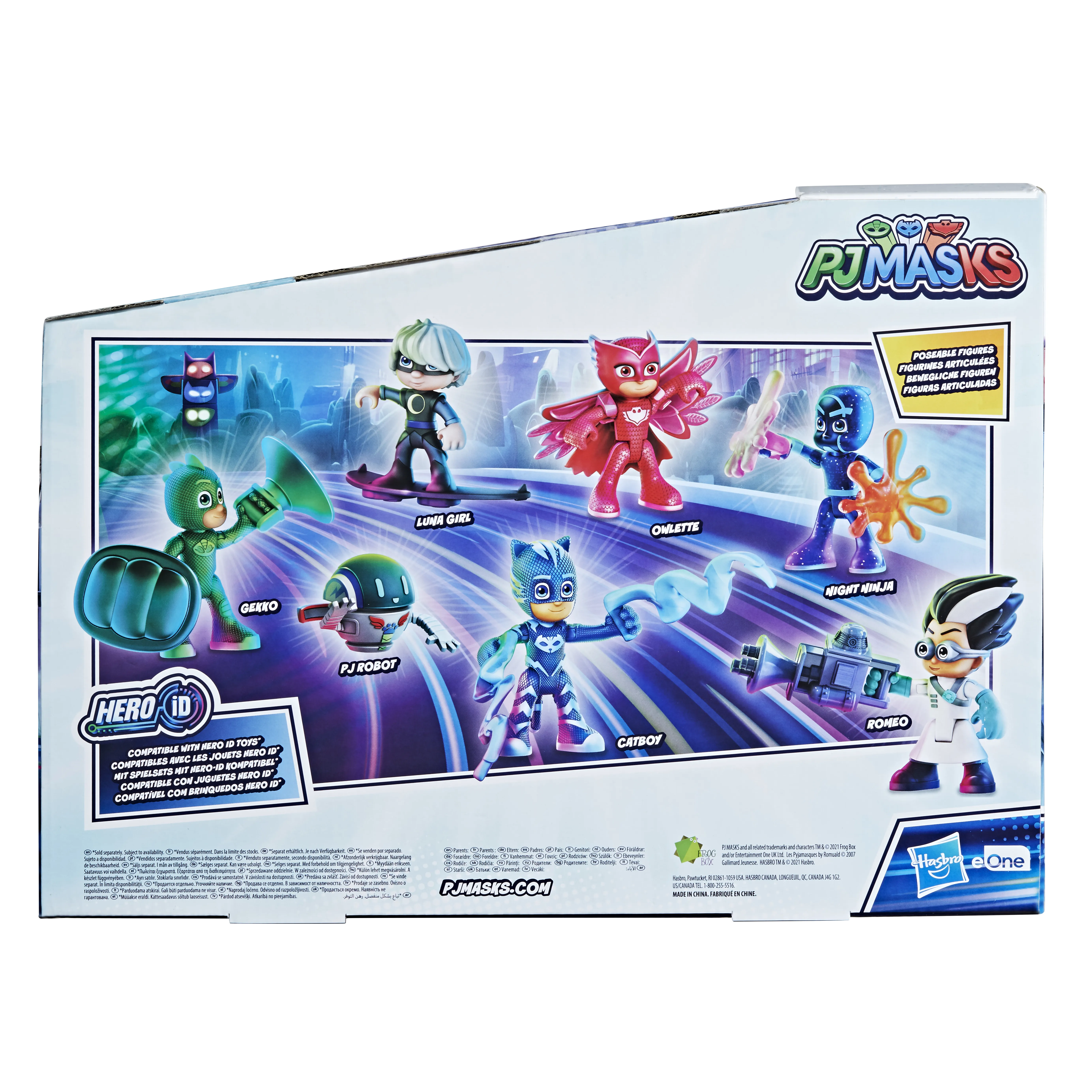 Hasbro PJ Masks Heroes &amp; Villains Figure Set, Play Figure