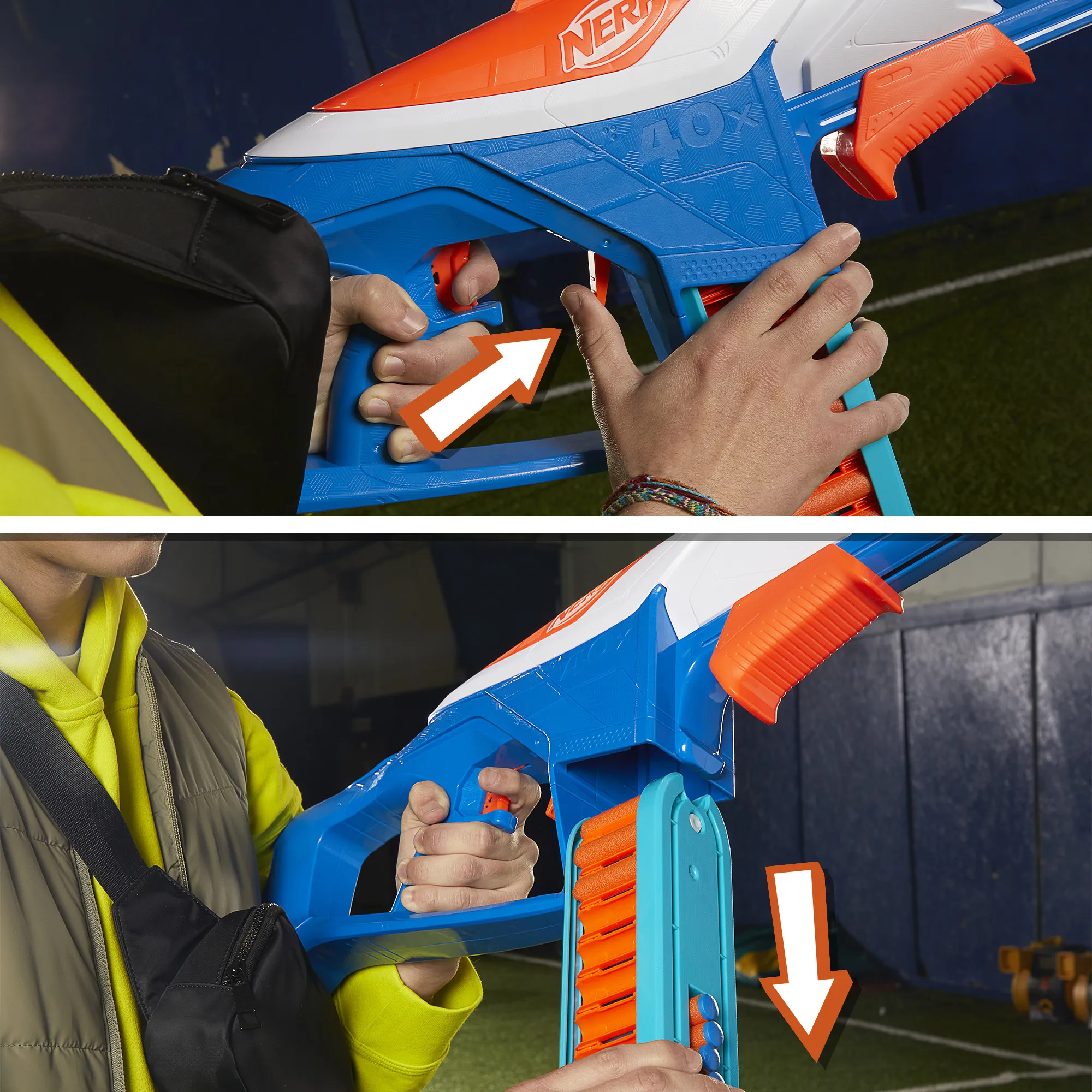 Hasbro Nerf N Series Infinite, dart blaster (blue/orange)
