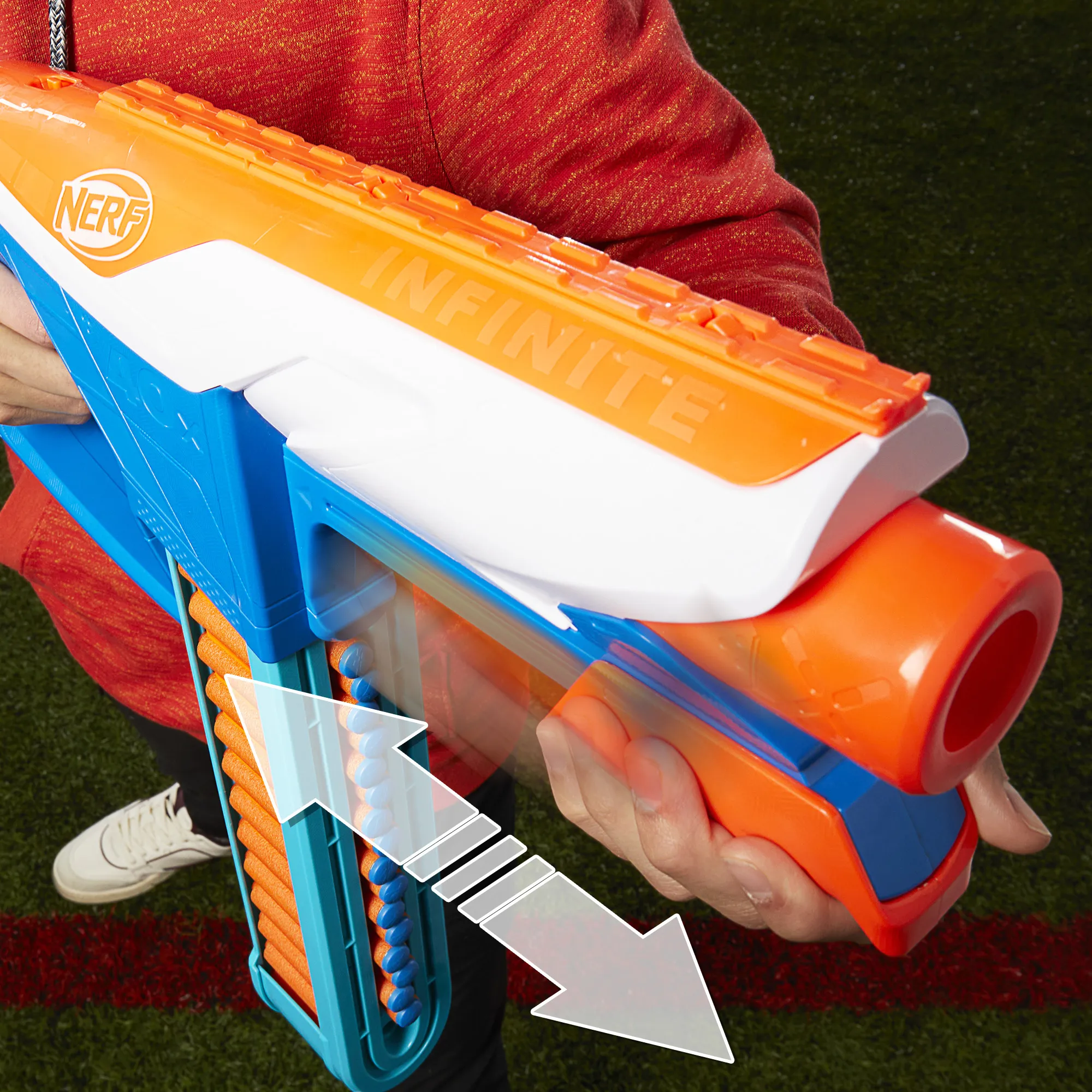 Hasbro Nerf N Series Infinite, dart blaster (blue/orange)