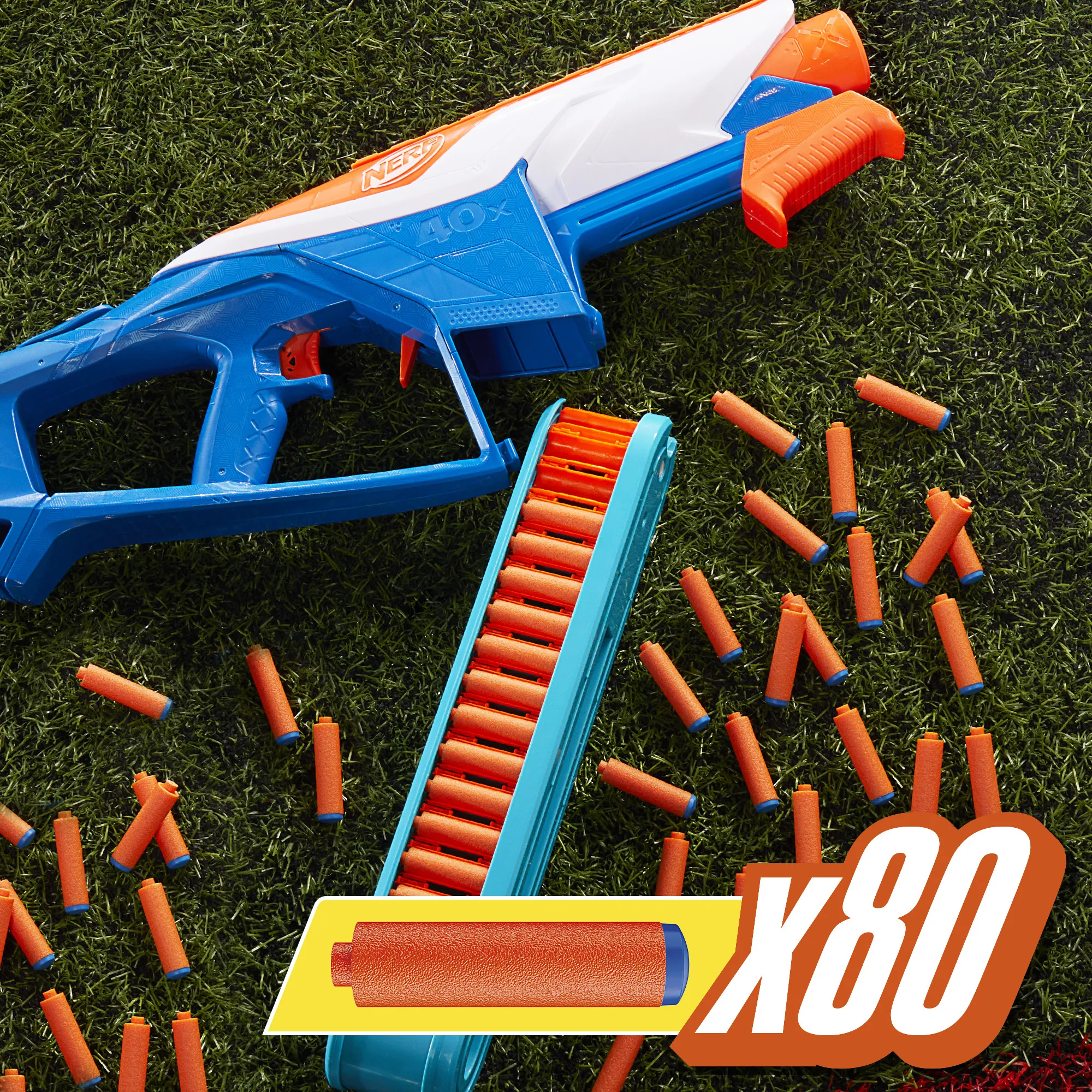 Hasbro Nerf N Series Infinite, dart blaster (blue/orange)